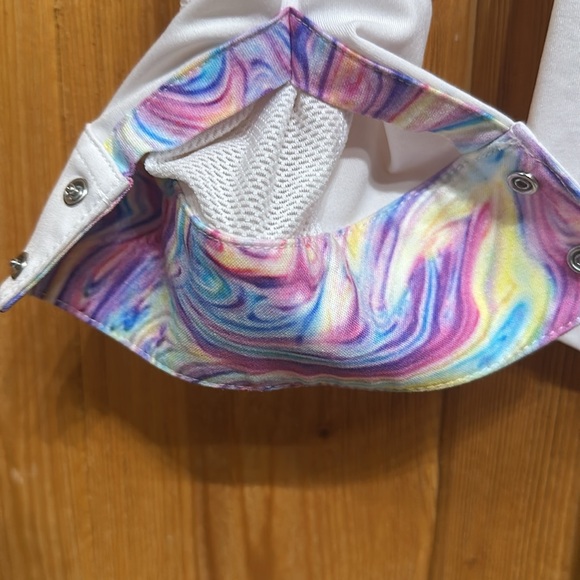 Equestrian girls long-sleeved show shirt - Picture 5 of 6